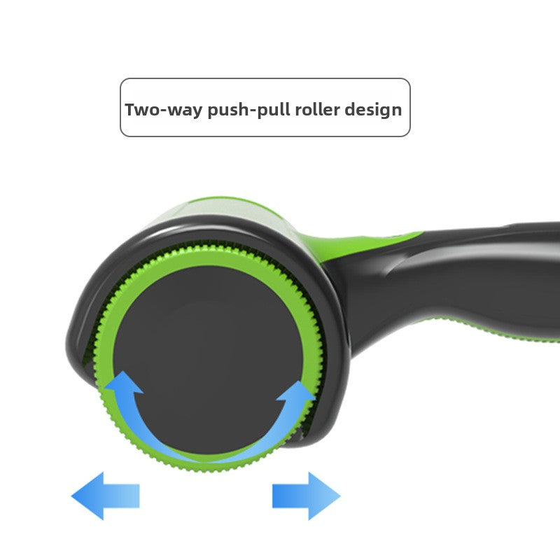 Reusable pet hair remover brush in lake blue