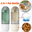 2-in-1 Portable Dog Water Bottle with Lanyard for Walks