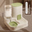 Automatic Cat Dog Food Water Feeder Bowl Ceramic