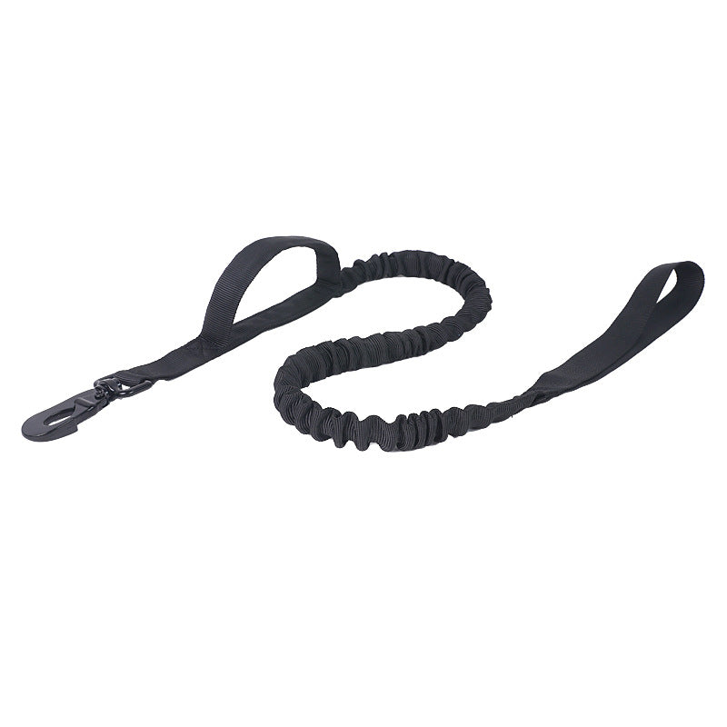 Tactical nylon dog collar and lead in olive and black, view 19