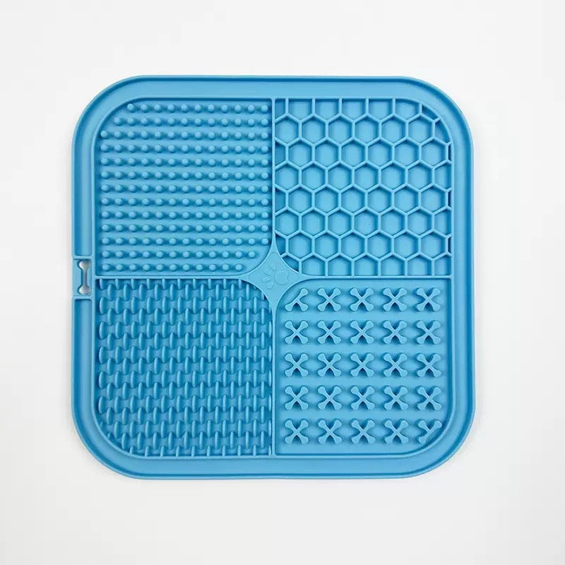 Silicone Slow Feeder Pet Mat with Suction Cups