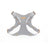 Adjustable dog harnesses in lavender, black and quartz grey