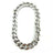 Chain link style dog collar with shiny metallic finish, product image 18