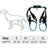 Blue breathable mesh hind leg support harness for senior dogs, product image 4