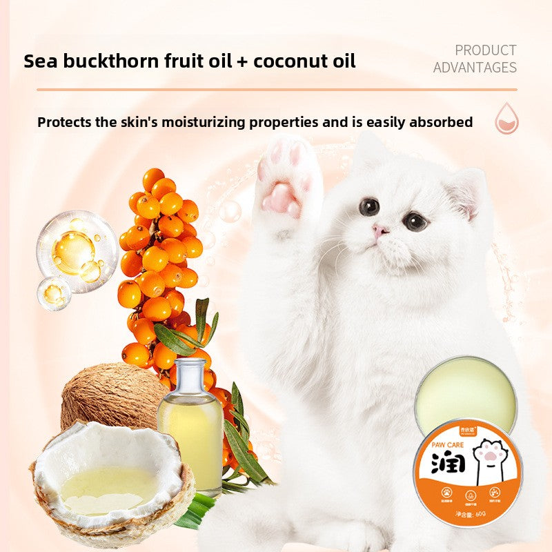 Pet Paw and Nose Balm with Plant Extracts for Dry Skin