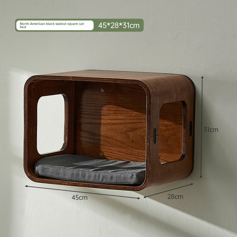 Solid wood wall-mounted cat furniture, detail photo 9