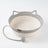 Woven rattan cat bed with cat ears and toy ball, view 68
