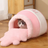 Honey jar semi enclosed cat bed with warm padded lining, view 7 of 8