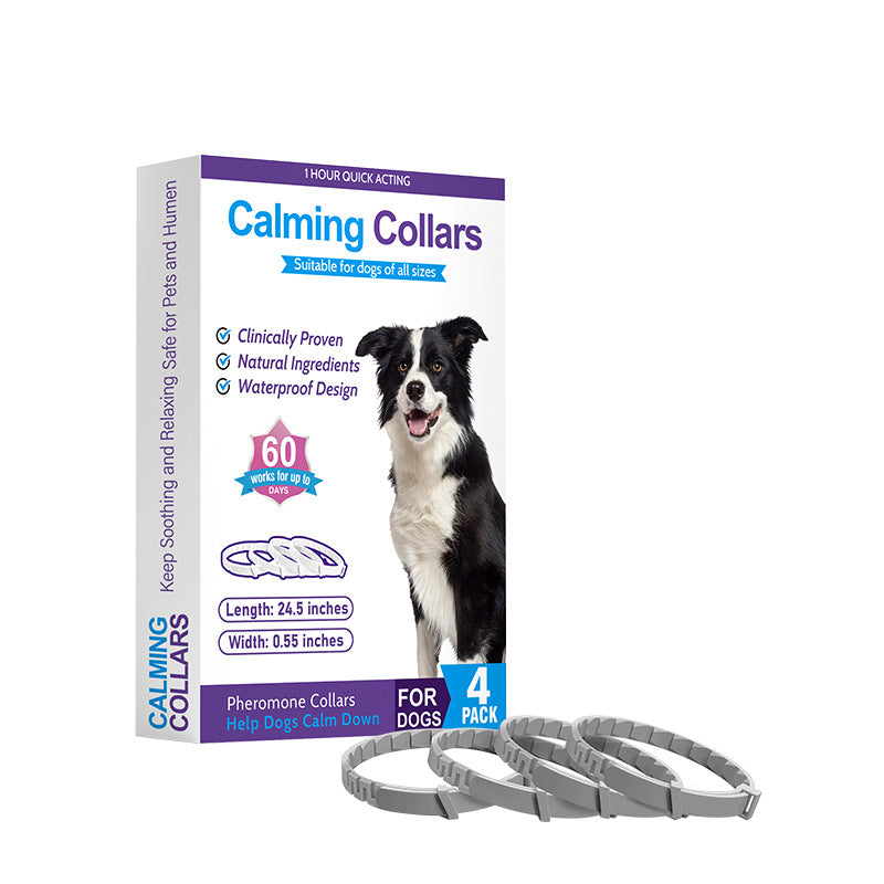Pheromone Pet Comfort Collar for Cats and Dogs (4 Pack)