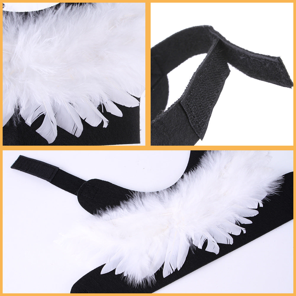 Angel wings costume for cats and small dogs, available in 4 styles, image 4