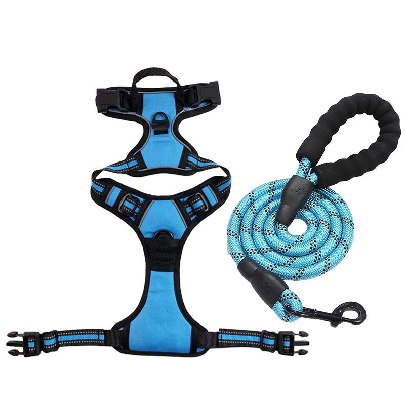 No-pull soft padded dog harness, ideal for everyday use
