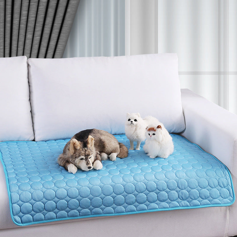 Summer cooling pet mat with cool-touch fabric for dogs and cats, photo 2