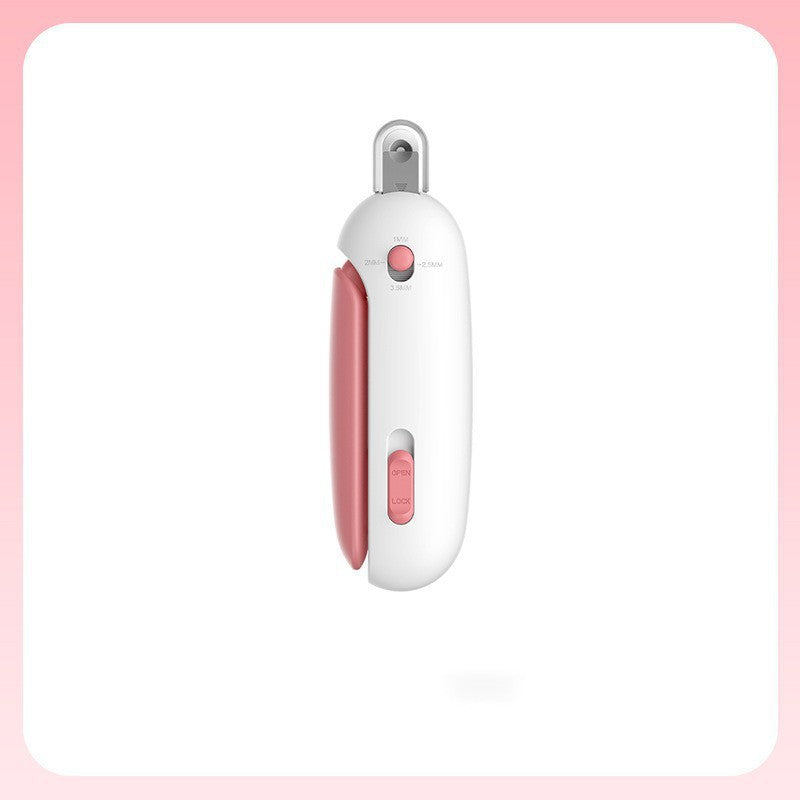 Adjustable Pet Nail Clippers with Safety Guard for Small Pets