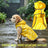 Reversible reflective dog raincoat, available in 2 colours, sizes Extra Small to 5XL, image 12