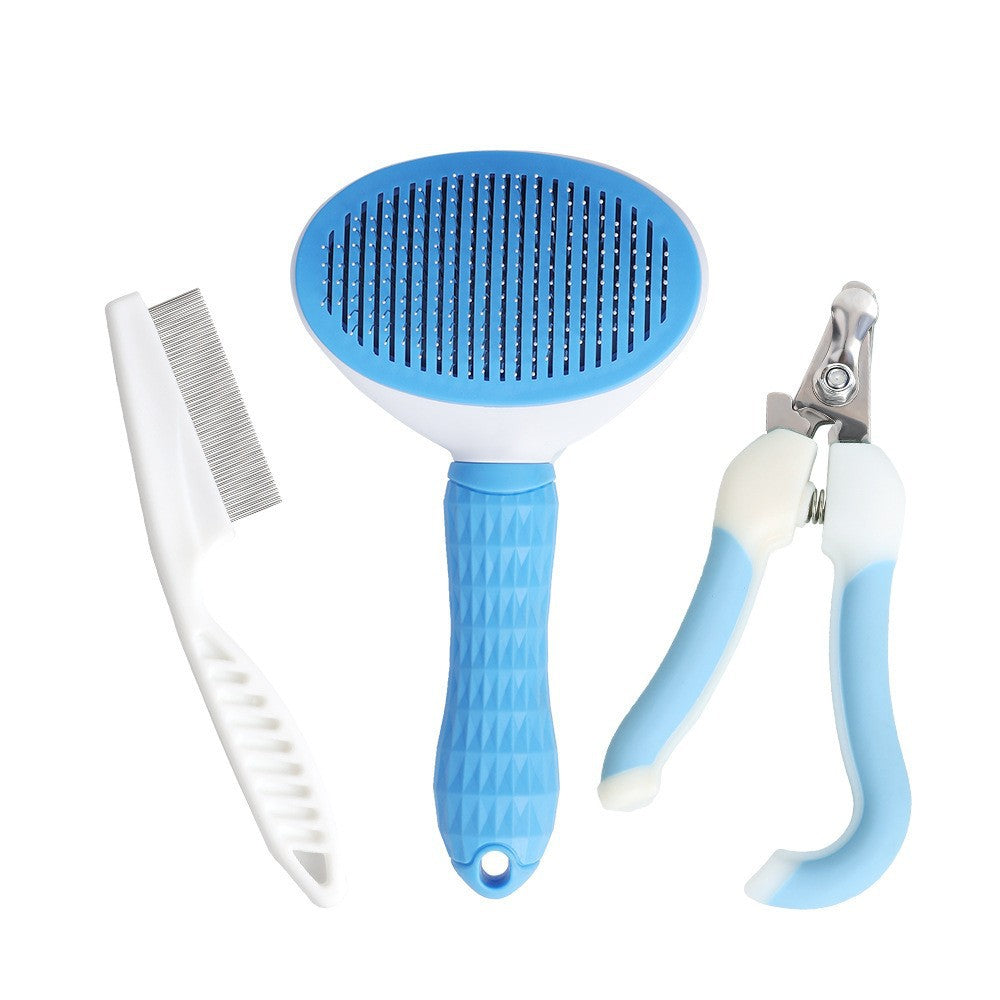 Pet Bath Massage Comb for Dogs and Cats, Loose Hair Remover