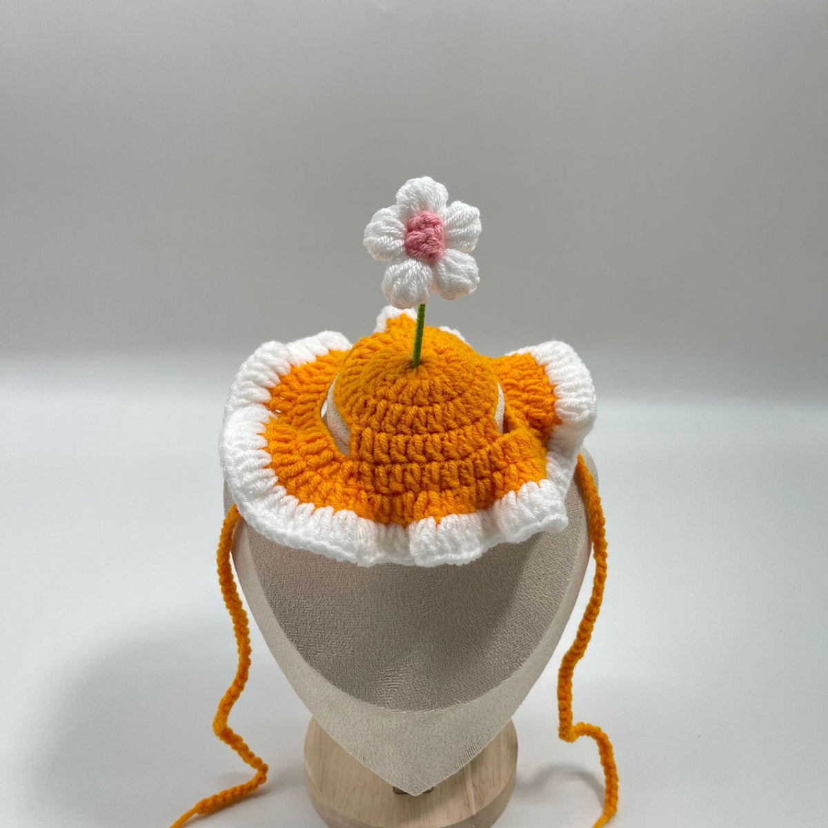 Hand knitted pet hat and collar scarf for dogs and cats, image 5