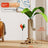 Plant style sisal cat scratching post with leaves, photo 6 of 19
