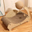 Corrugated cardboard cat scratcher rocking lounge with mat, photo 3 of 29