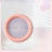 Glazed ceramic pet food plate with bear design in blue and pink, view 18