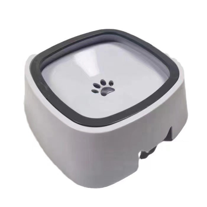 Automatic Pet Water and Food Bowl in White PP Plastic with Removable Parts for Small Pets