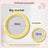 Shallow ceramic pet food plate with cute bear design in blue and pink, view 14