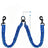 Double-ended nylon dog lead, close-up detail view from Pet Royale UK