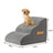 Gentle slope foam dog steps with grey cover, photo 10 of 11