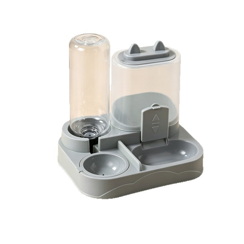 Cat ear gravity water dispenser for pets in green, product image 5