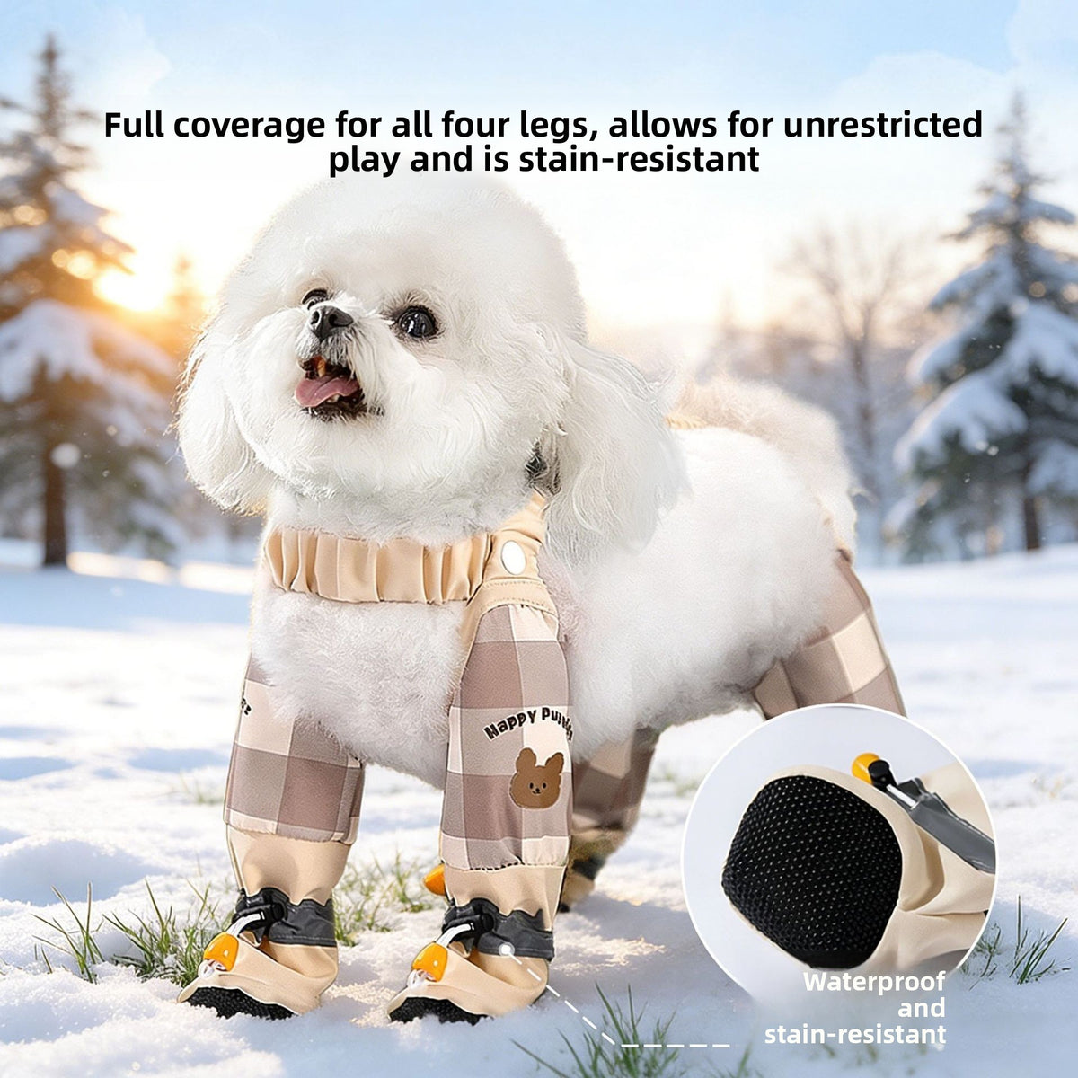 Four leg dust proof dog suit, available in 18 styles, image 4