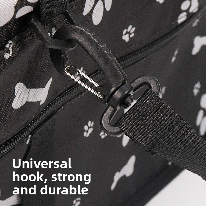 Foldable breathable pet carrier bag with mesh panels, photo 3 of 7