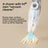 Pet Hair Trimmer with Built-In Vacuum, Quiet Cordless Grooming Kit