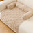Soft anti-slip pet bed mat in beige for dogs and cats