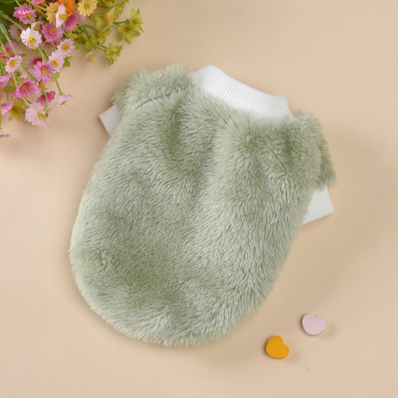 Velvet fleece winter jumper for dogs and cats, available in 5 colours, image 22