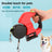 Dual head retractable dog lead for two small dogs, product image 1