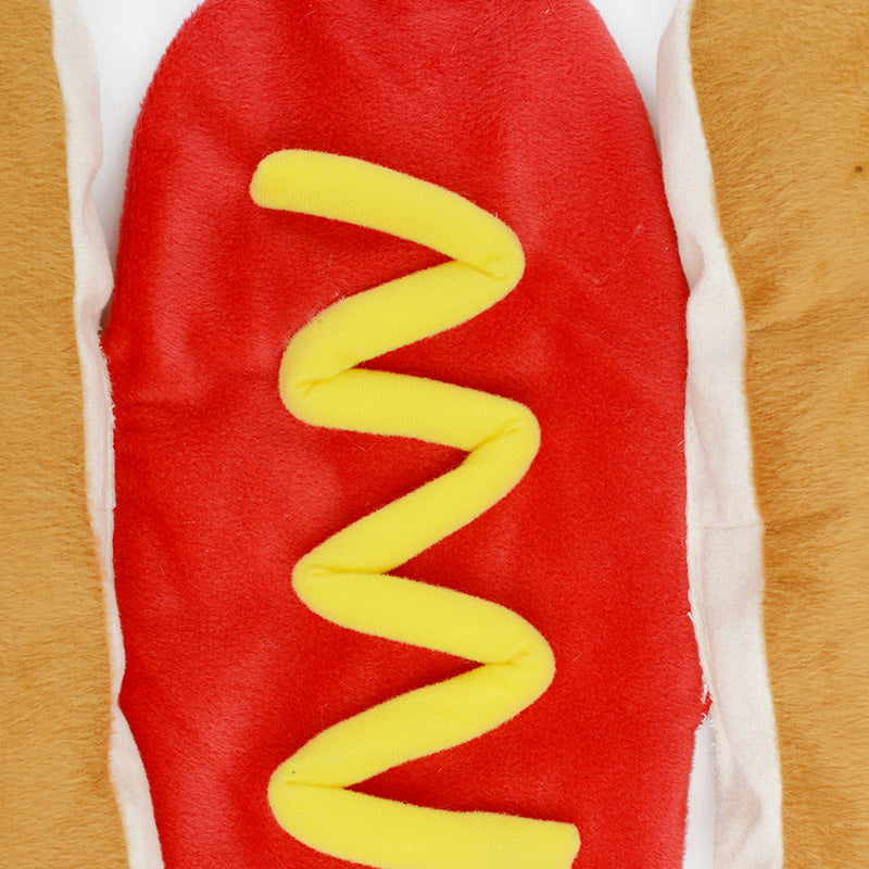 Yellow burger costume for dogs and cats, in Yellow, sizes Small to Large, image 4