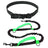 Hands-free running lead with waist belt, close-up detail view