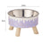 Elevated Pet Food Bowl with Stainless Steel Insert