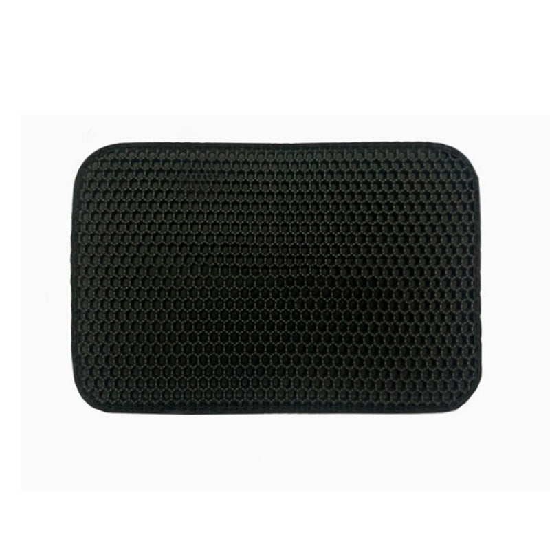 Thick Waterproof Cat Litter Mat, Double Layer EVA Design