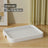 Black and white flat rabbit litter tray with grid, photo 11