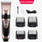 Pet Hair Clipper Set with 4 Limit Combs, Rechargeable Dual Voltage