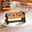 Adjustable Height Stainless Steel Pet Bowl, Single or Double Raised Feeder in Two Colours