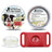 Pet Cat Dog Button Silicone Collar