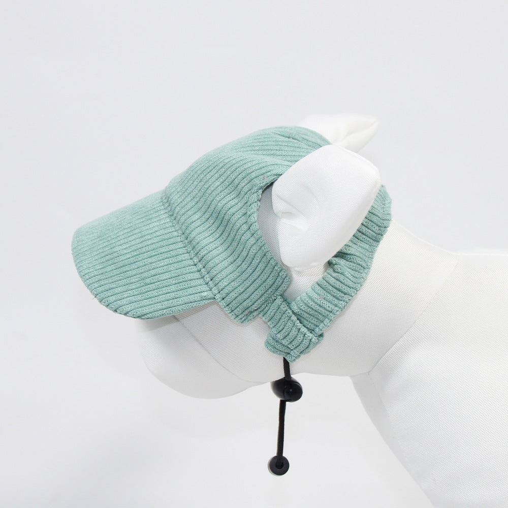 Corduroy sun hat for dogs and cats, available in 3 colours, image 6