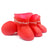 Waterproof silicone dog rain boots with non-slip soles in Green, in a home setting