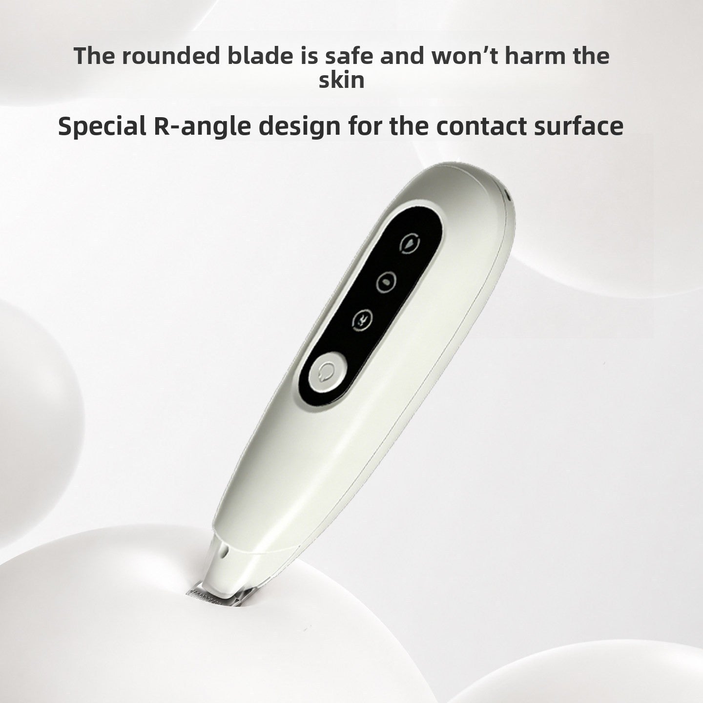 Thumb Grip Precision Trimmer with Wide Blade for Paws and Face