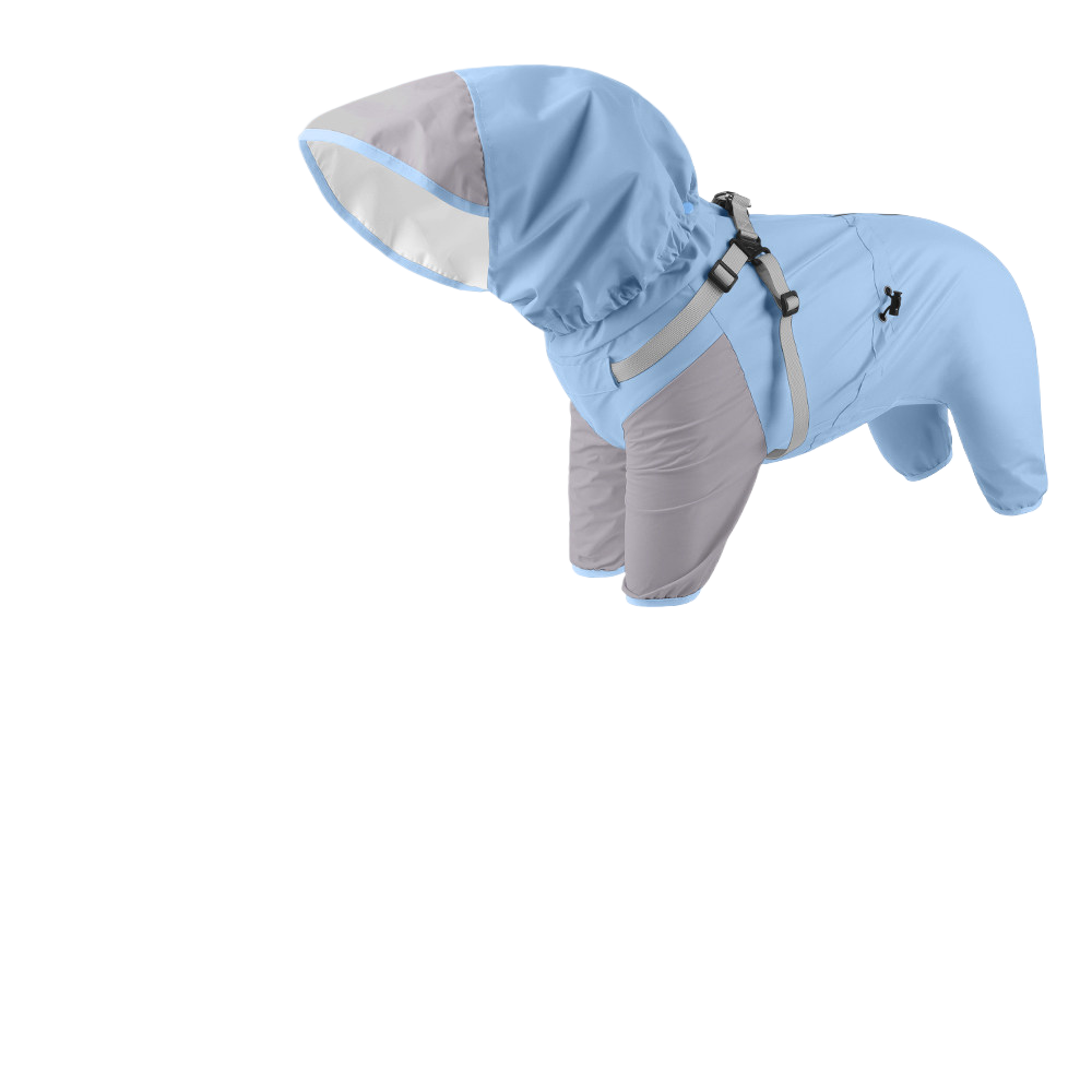 Four leg waterproof dog raincoat, available in 4 colours, sizes Small to 3XL, image 16