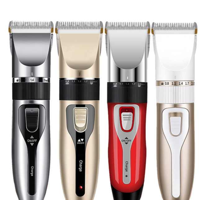 Ceramic Blade Pet Trimmer Kit with 8000 RPM Motor and Steel Combs