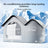 Summer pet cooling house with ice pack slots, product image 1