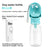 Portable Dog and Cat Outdoor Water Bottle with Feeding Area, Leak-Proof, 320ml or 500ml