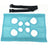 Hanging pet grooming hammock for dogs and cats in Blue Single Mesh